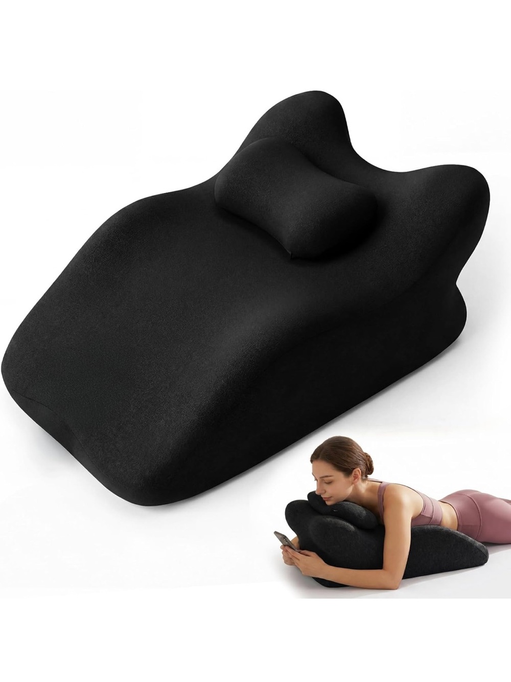 Memory form ergonomics wedge pillow for sleeping acid reflux snoring relief
